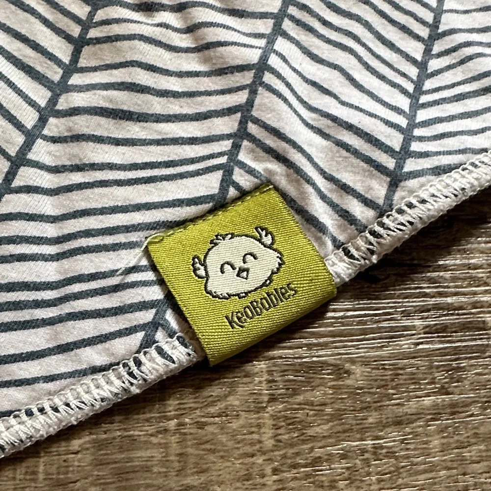 Baby Bandana Bibs Set - Gray, Cream, White copper pearl, natural cloth
